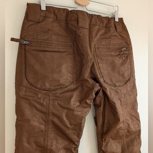 Women's Orb Ski Snowboard Pants Brown
